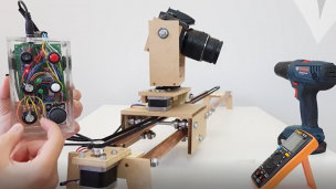 带平移和倾斜头的DIY电动相机滑块-基于Arduino的项目