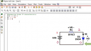 锗二极管_ I-V 使用 PSpice AD Lite