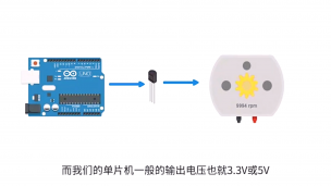 单片机如何通过三极管实现大功率控制？