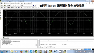 如何用Pspice原理图制作全波整流器